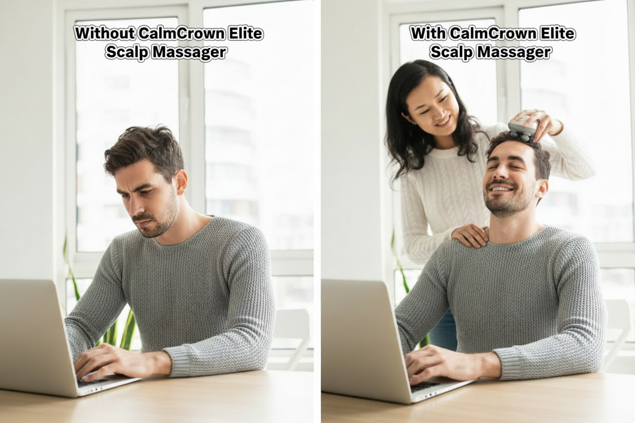 Realistic CalmCrown Before and After